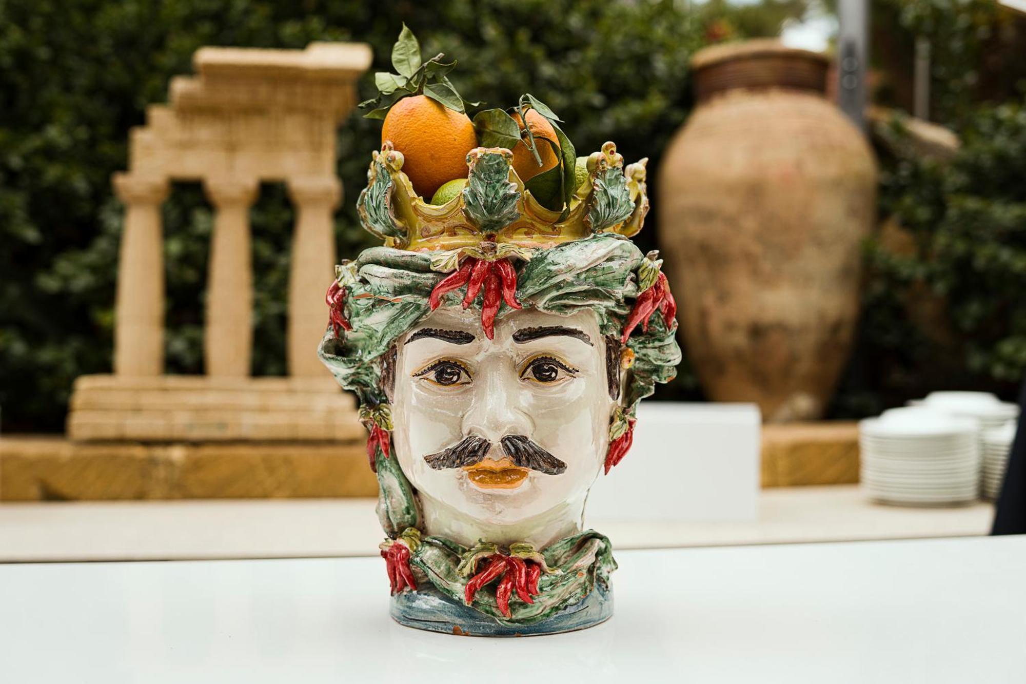 Villa Athena Resort Agrigento Ngoại thất bức ảnh Caltagirone's head of Christ